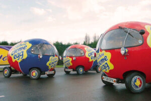 cadbury’s egg cars